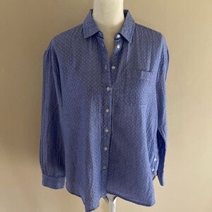 Fat Face Blue Button Down Shirt